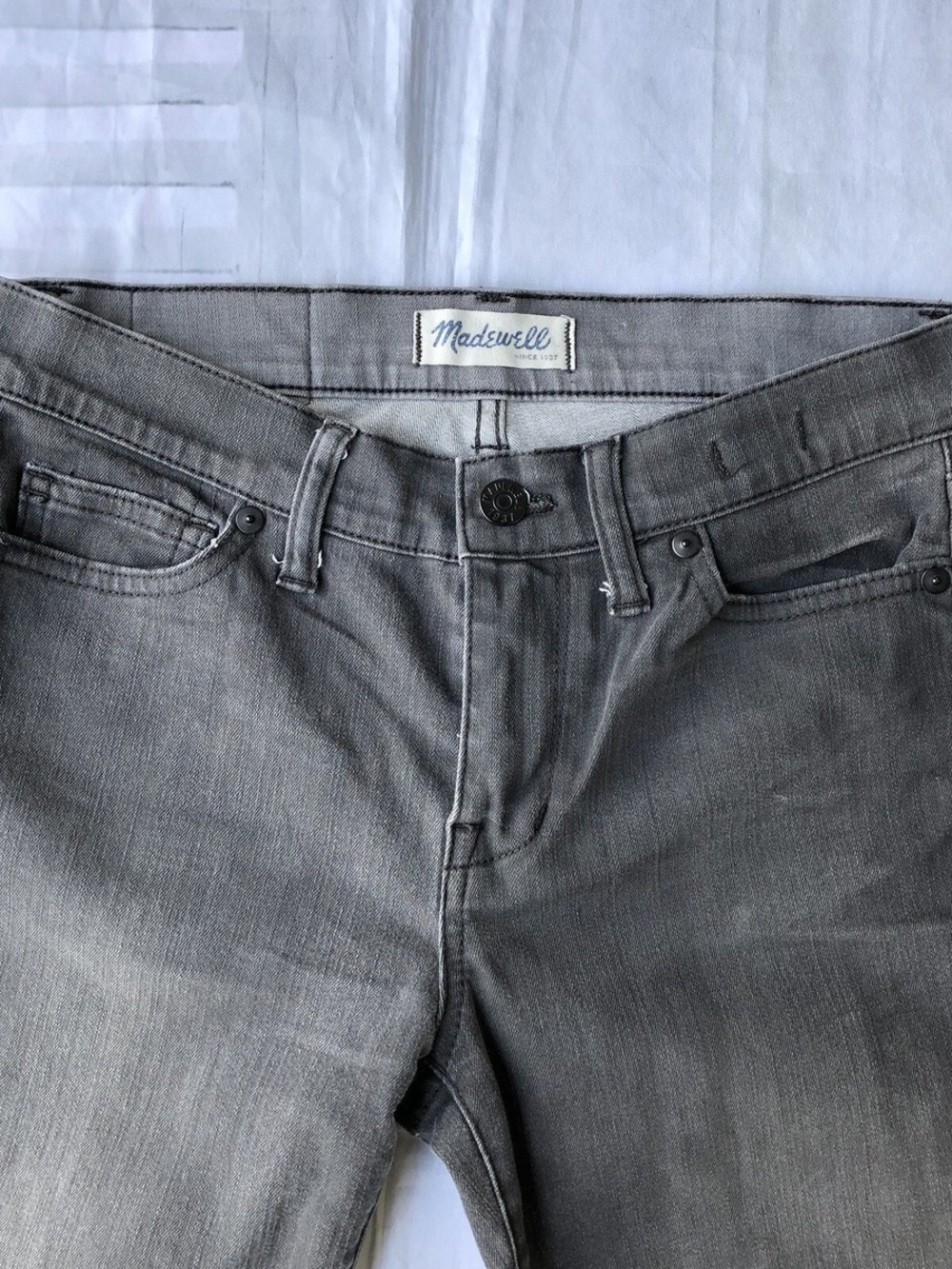 Madewell Skinny Skinny Grey Jeans Size 28